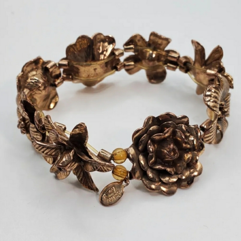 COOKIE LEE flower stretch bracelet
